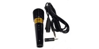 Microphone Dynamique et Unidirectionnel avec câble prise XLR et fiche1/4'' (6.5mm)